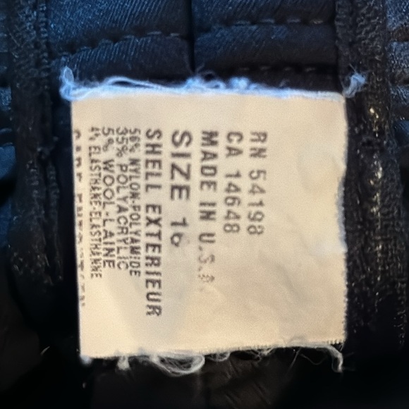 Bogner black Sz 16 Ski Snow Pants back bottom leg zippers women’s - Picture 7 of 14